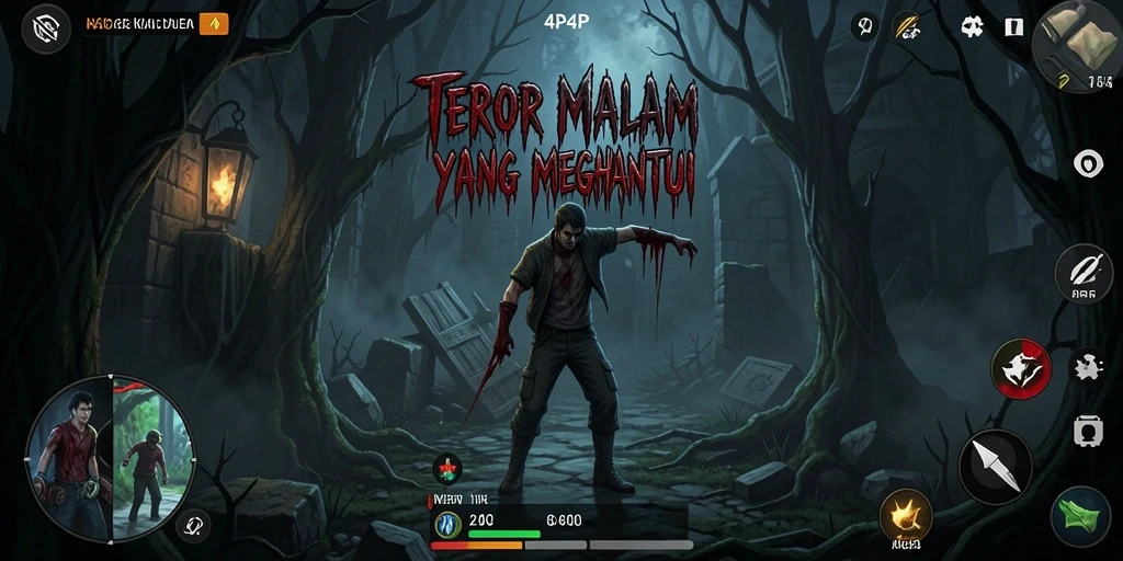 Gameplay Horror yang menegangkan dan mencekam di 4P4P.