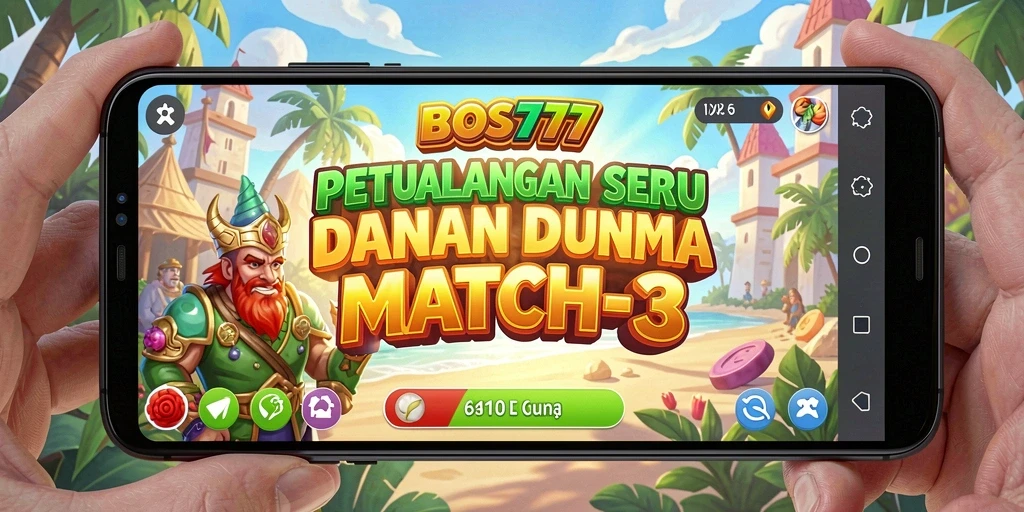 Tampilan gameplay seru dari BOS777 dengan berbagai permata warna-warni.