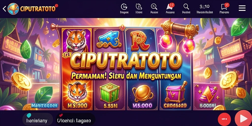 Gameplay seru CIPUTRATOTO dengan tema slot beragam.