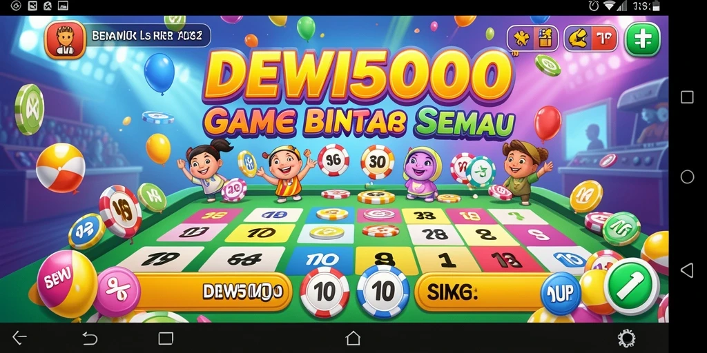Gameplay seru dan menarik dari DEWI5000 di dalam bingo.