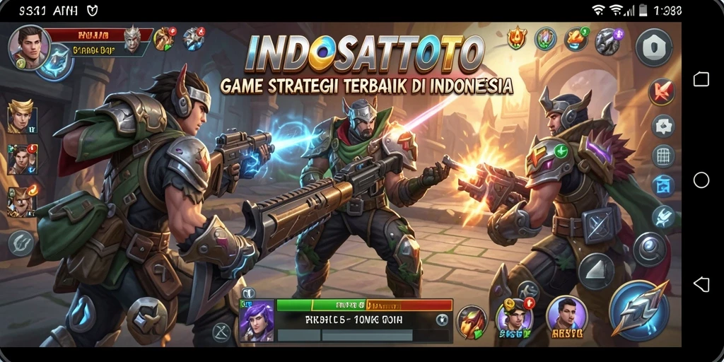 Tangkapan layar INDOSATTOTO menampilkan momen strategis dalam gameplay SLG.