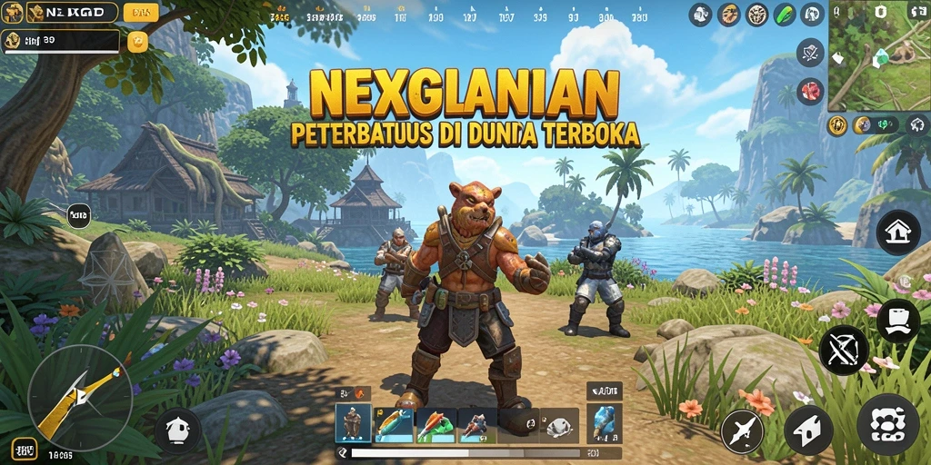 Menampilkan gameplay Open World NEXGID yang menarik.