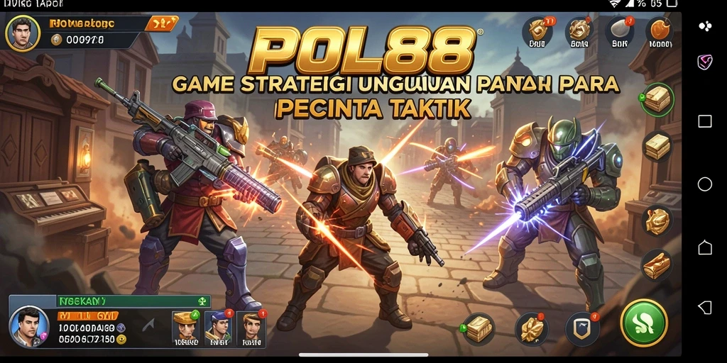 Tampilan dinamis dari gameplay strategis POL88 yang seru.