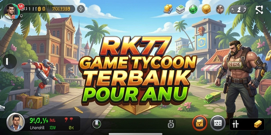 Tangkapan layar utama menampilkan gameplay menegangkan dari RK77.