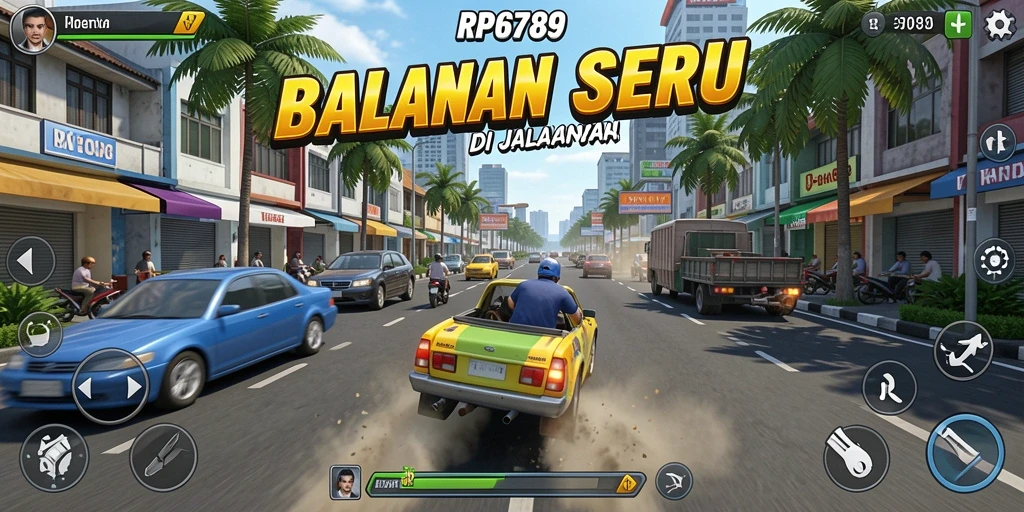 Gameplay intens balapan menantang di RP6789.