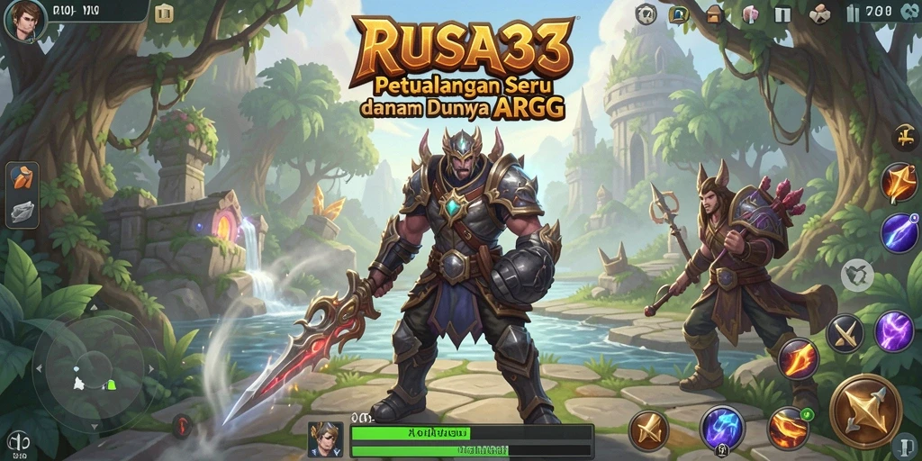 Tampilan gameplay RUSA33 dengan aksi pertarungan yang epik.