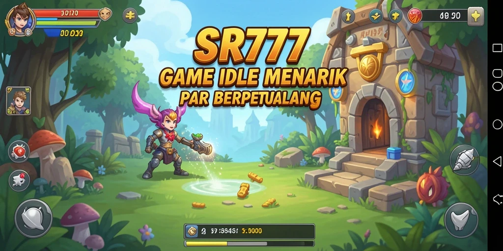 Gambaran utama gameplay SR777 menampilkan aksi Idle yang seru.