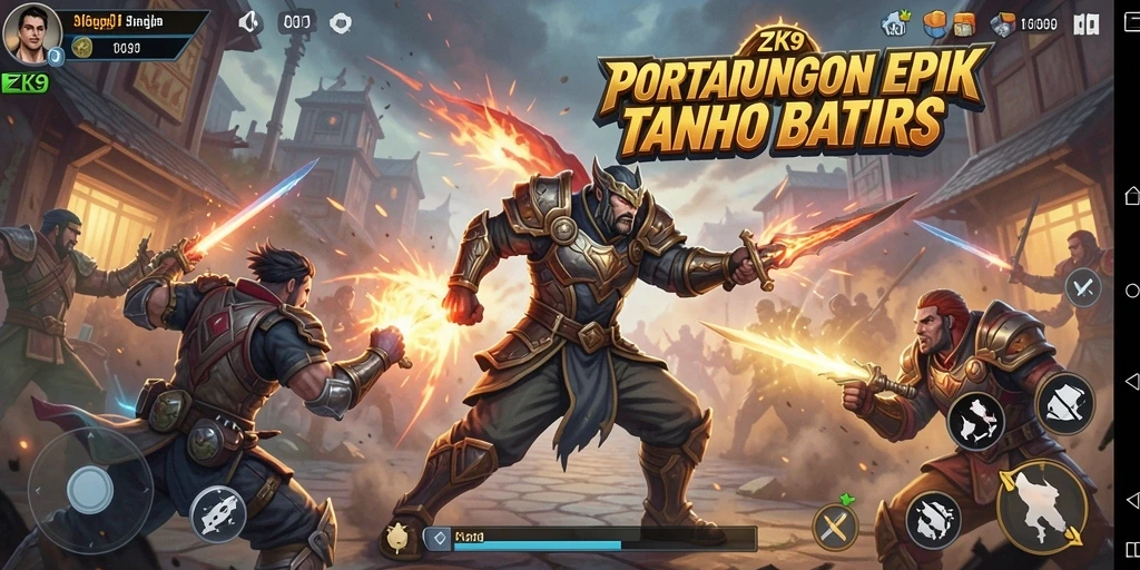 Gameplay ZK9 menampilkan pertarungan epik dengan karakter yang dinamis.
